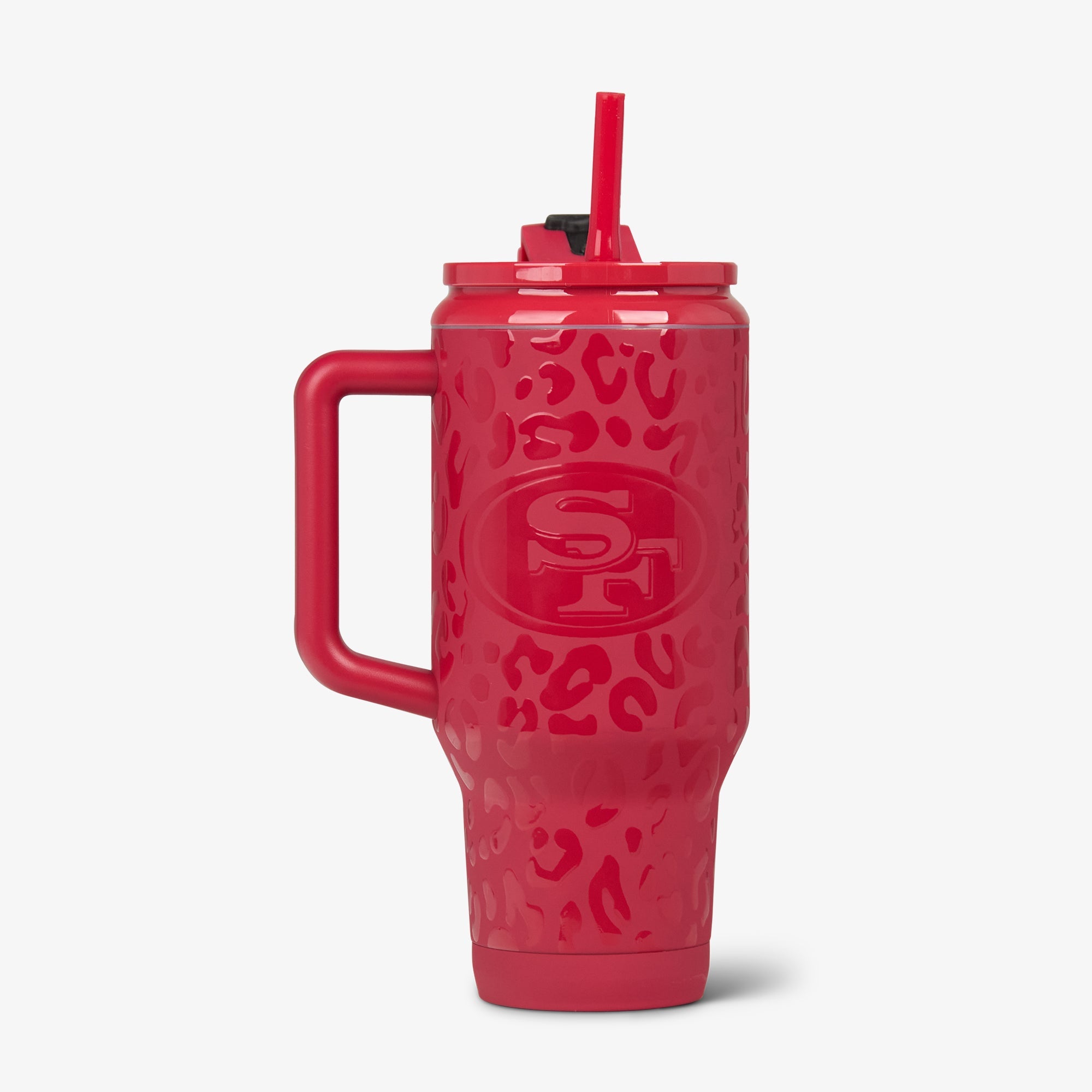NFL 32 Oz Leopard Flip ‘n’ Sip Travel Mug X6 49ers