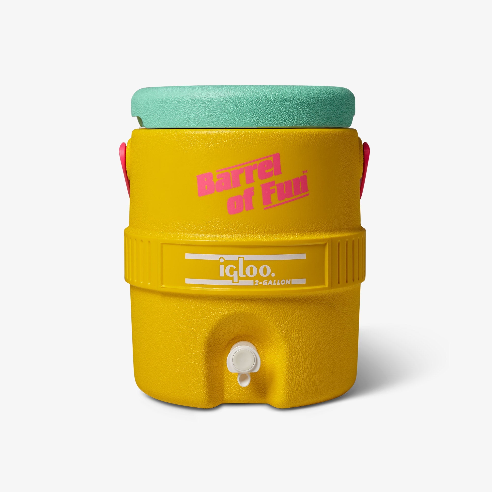 Retro Barrel of Fun 2 Gallon Jug K2 Yellow
