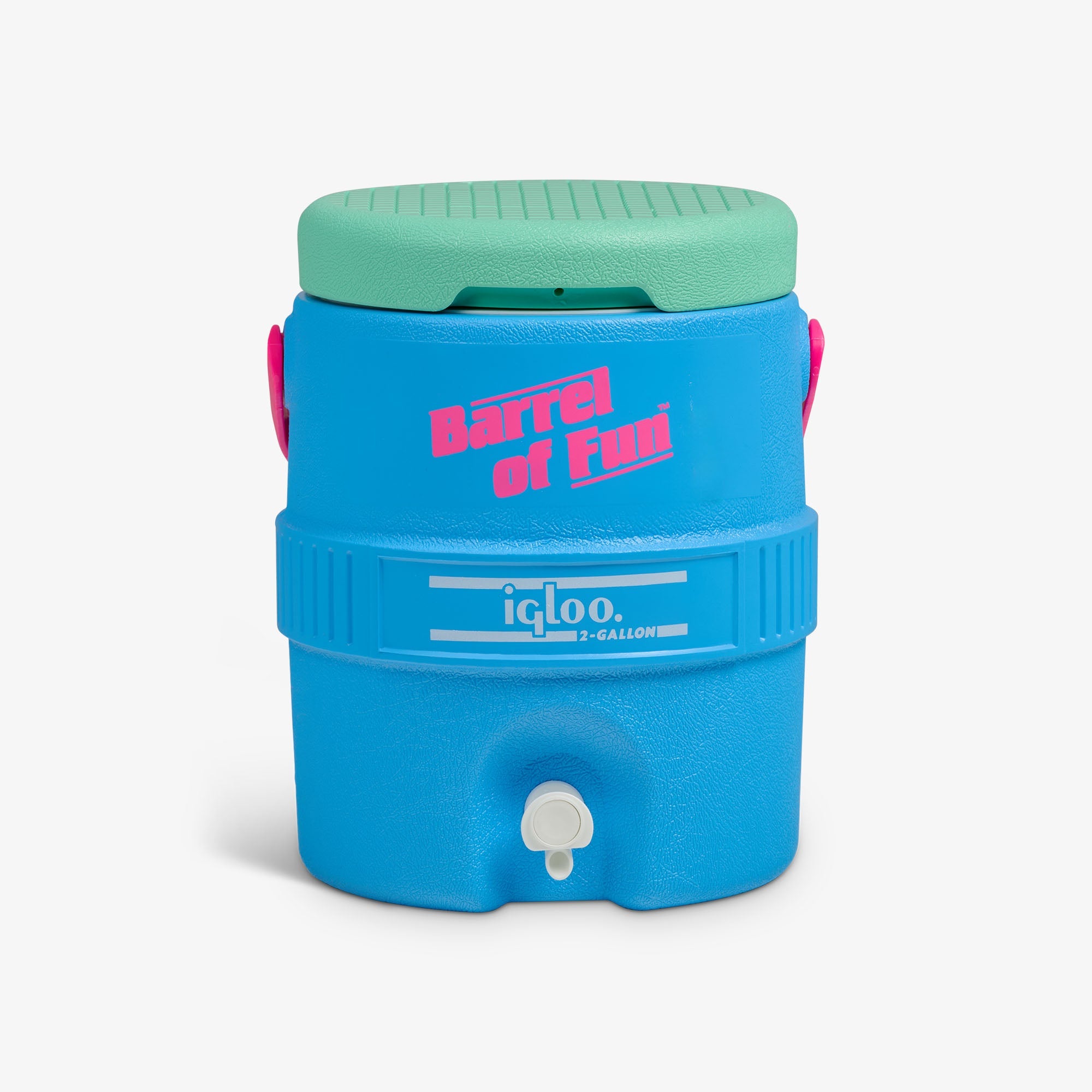 Retro Barrel of Fun 2 Gallon Jug K2 Carolina Blue