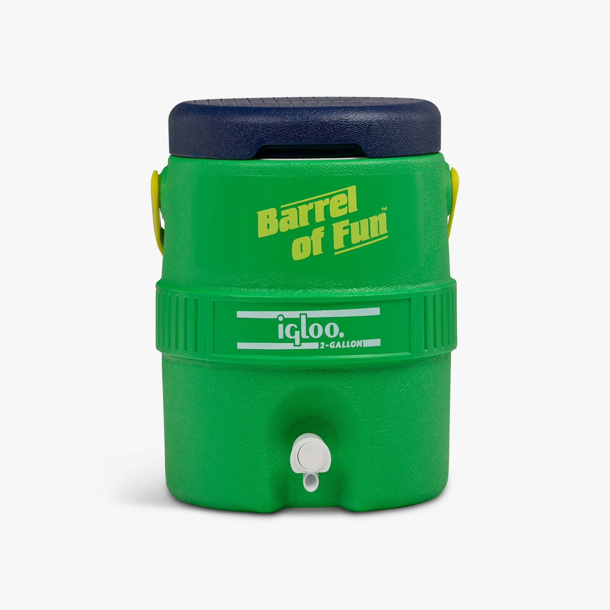 Retro Barrel of Fun 2 Gallon Jug K2 Whistle Green