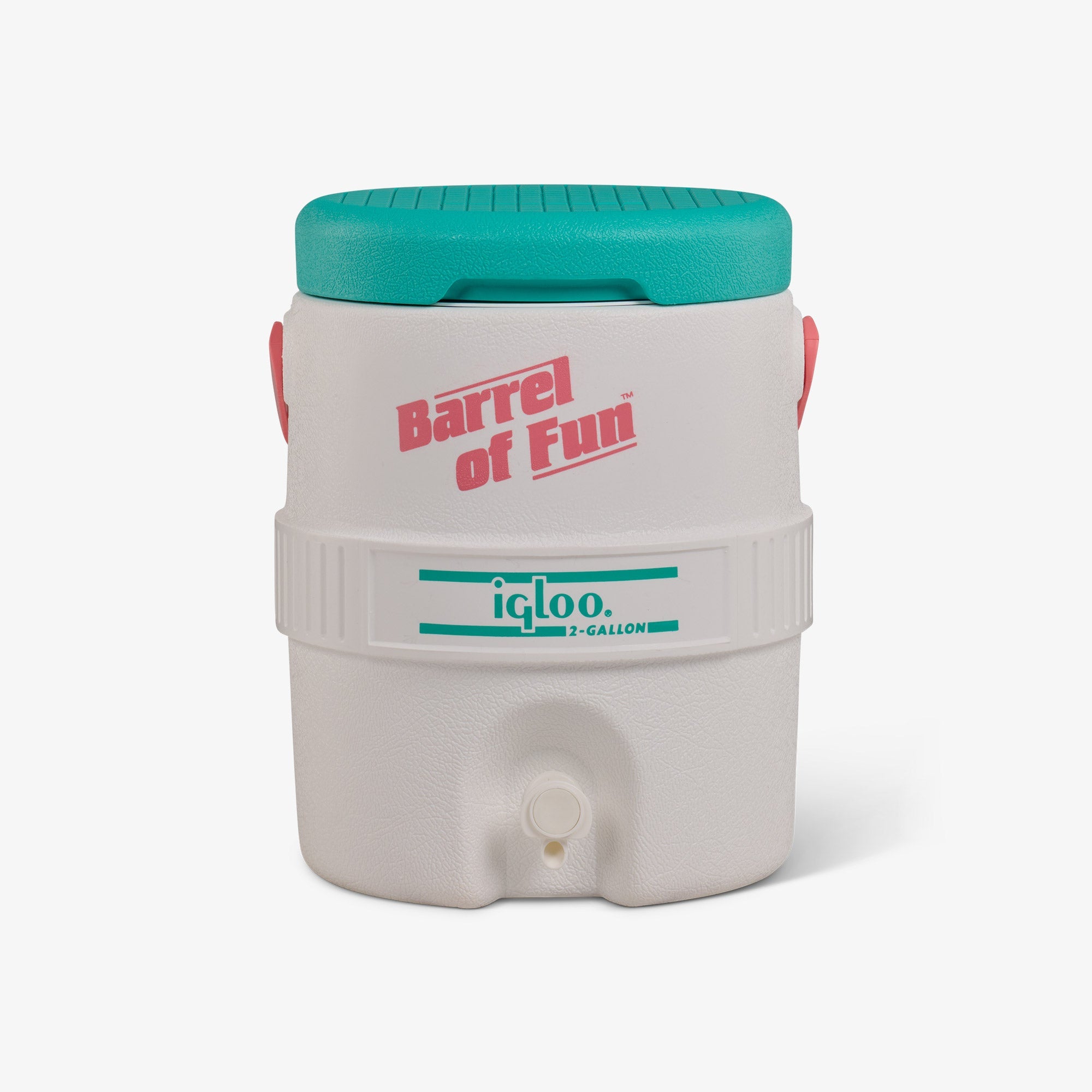 Retro Barrel of Fun 2 Gallon Jug K2 White