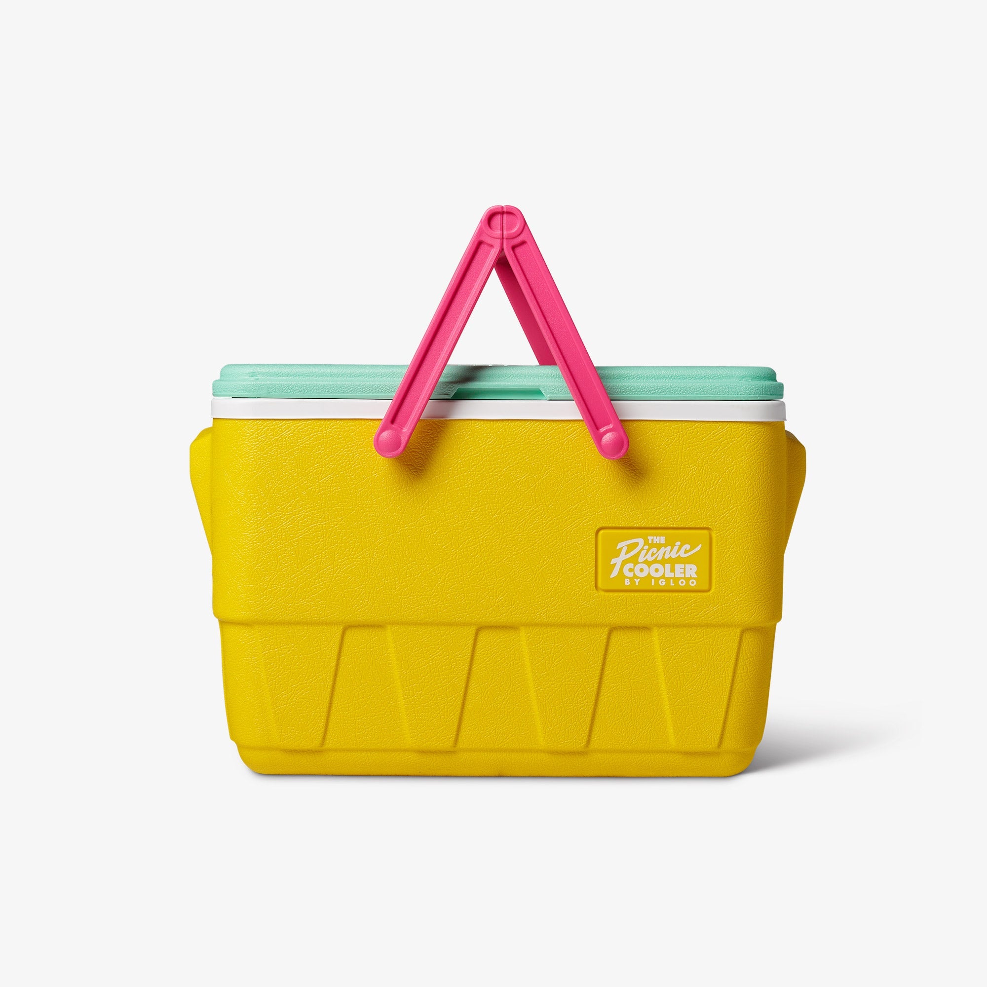 Retro Picnic Basket 25 Qt Cooler Y3 Yellow