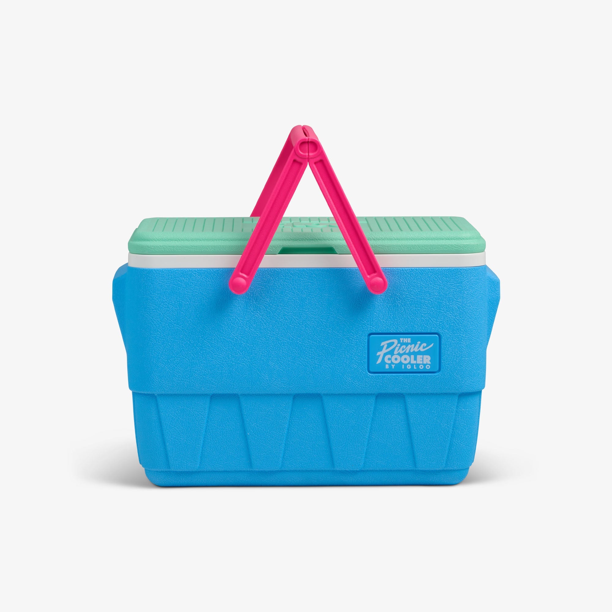 Retro Picnic Basket 25 Qt Cooler Y3 Carolina Blue