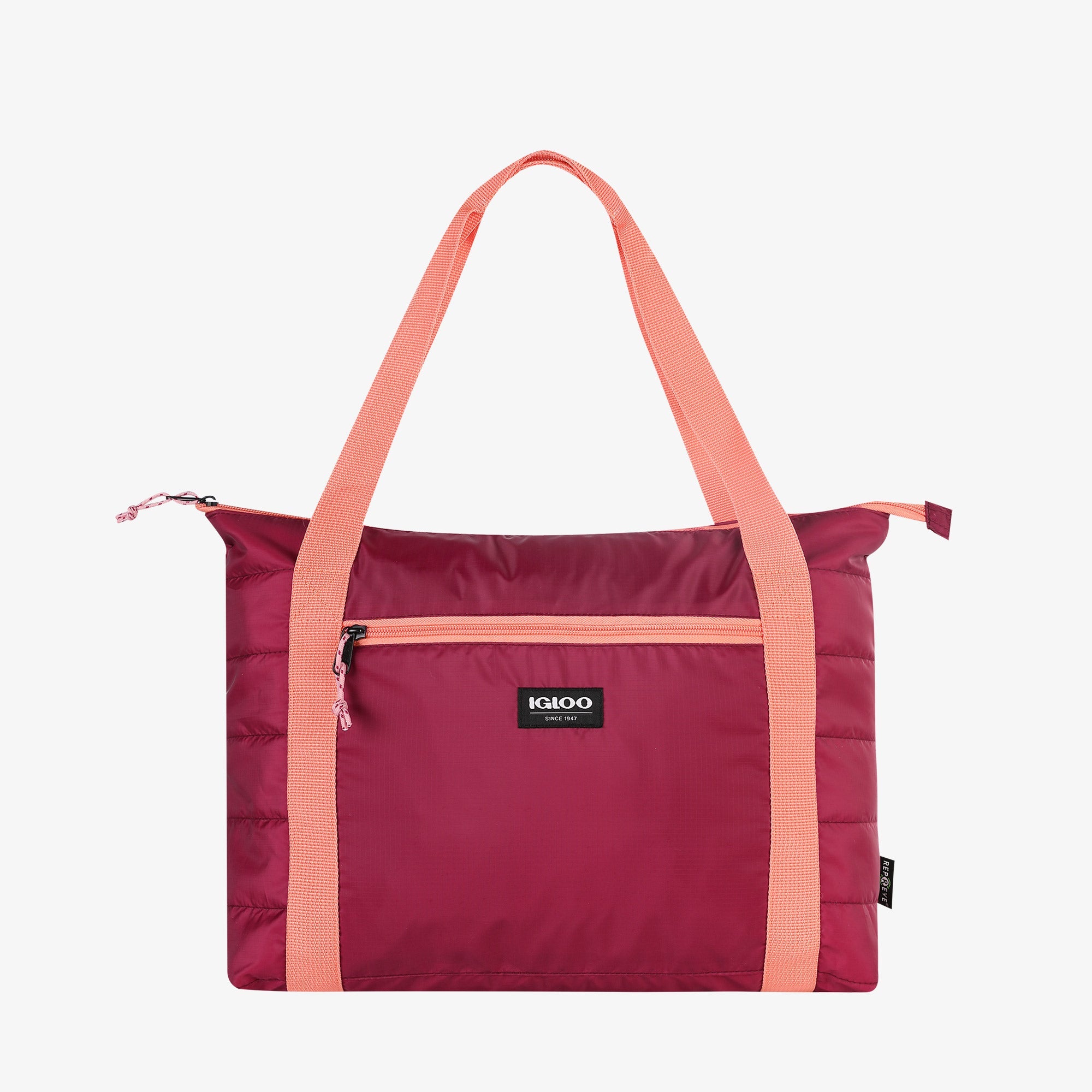 Packable Puffer 20-Can Cooler Bag B1 Magenta