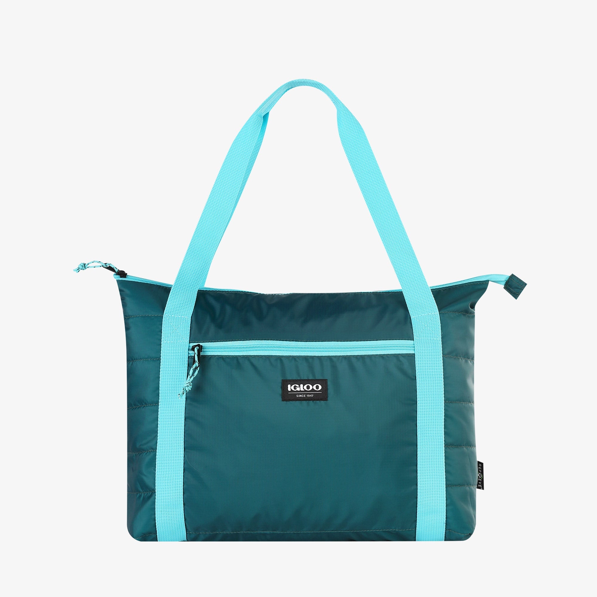 Packable Puffer 20-Can Cooler Bag B1 Teal