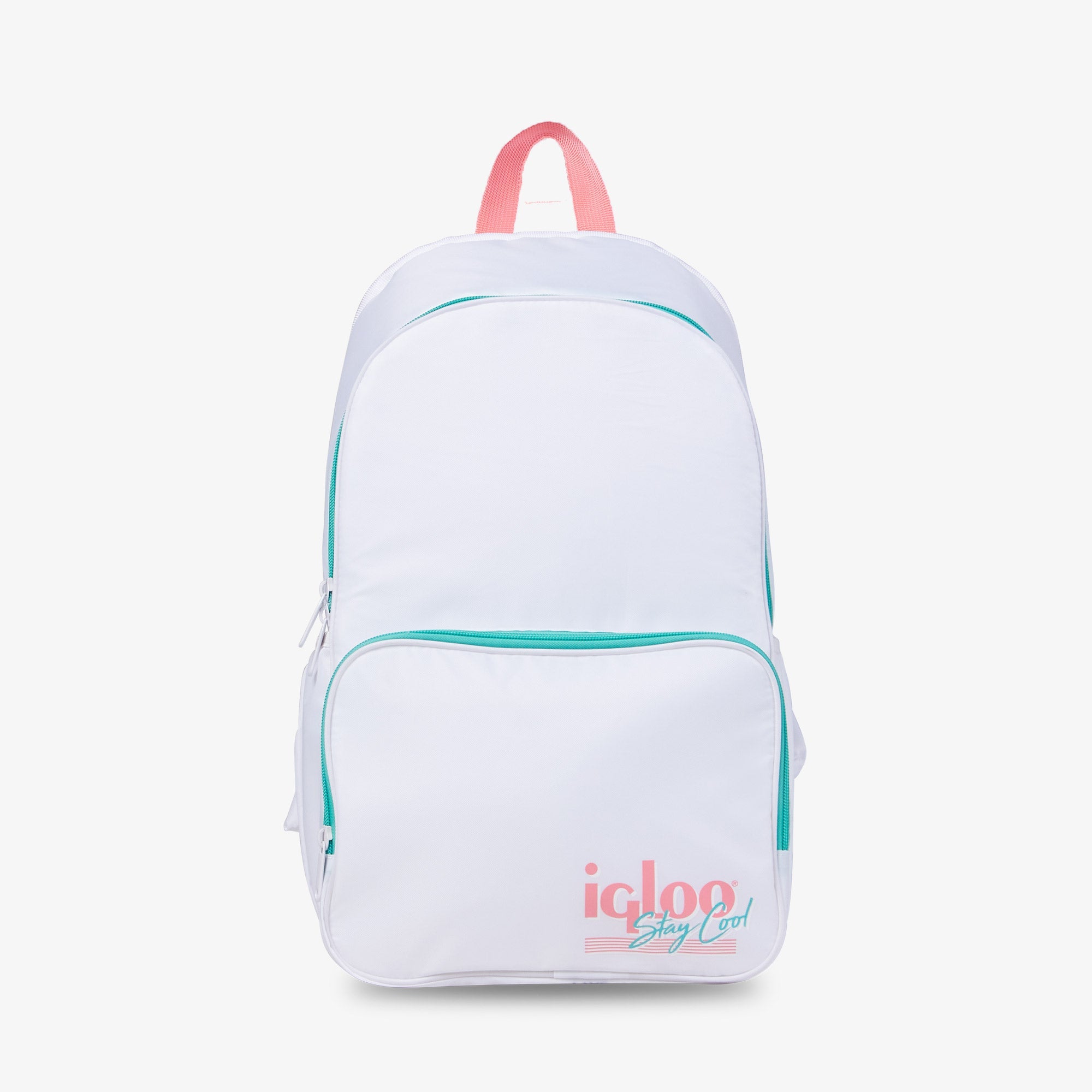 Retro Backpack Cooler T3 White