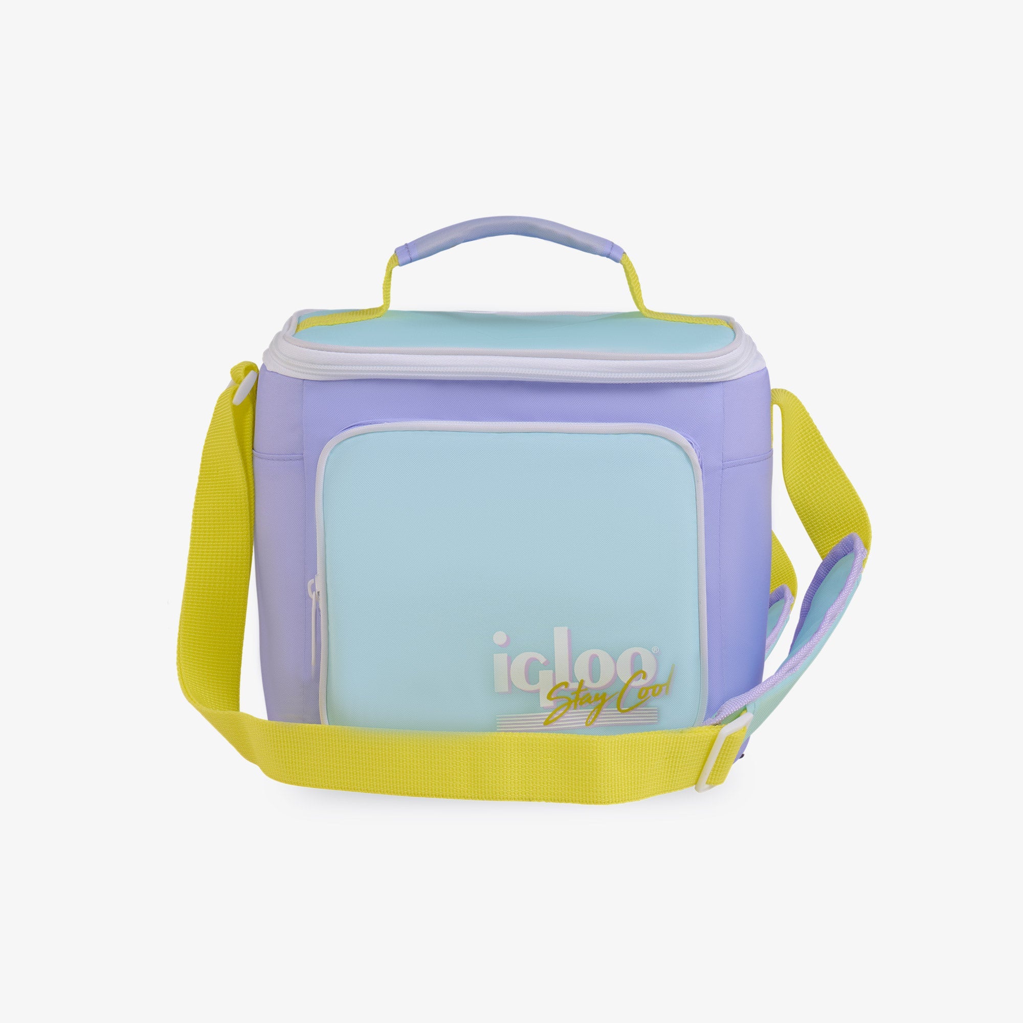 Retro Square Lunch Bag W8 Lilac