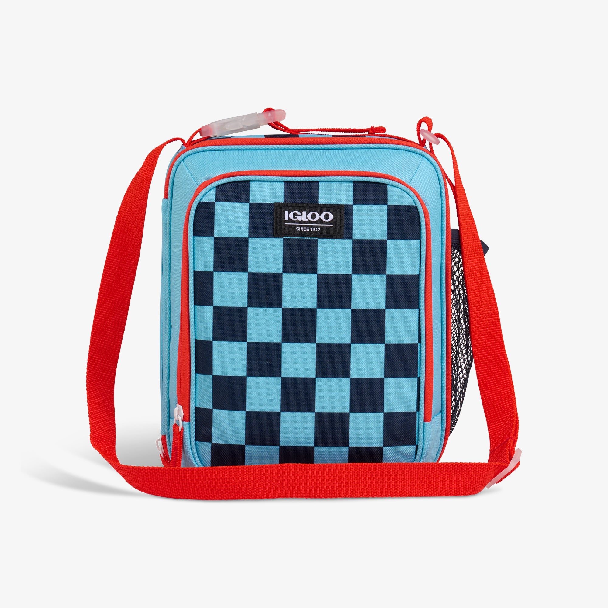 Kids Everyday Lunch Vertical Cooler Bag U4 Checkers