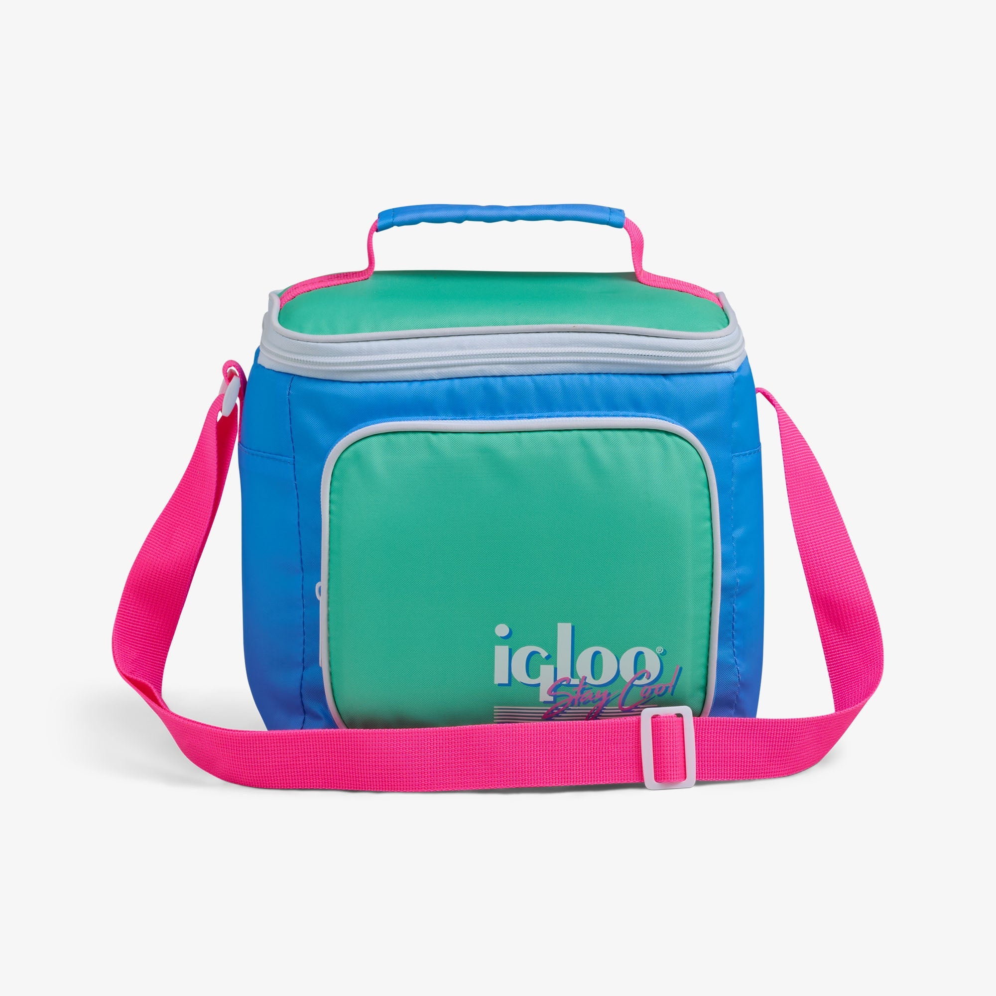 Retro Square Lunch Bag W8 Carolina Blue