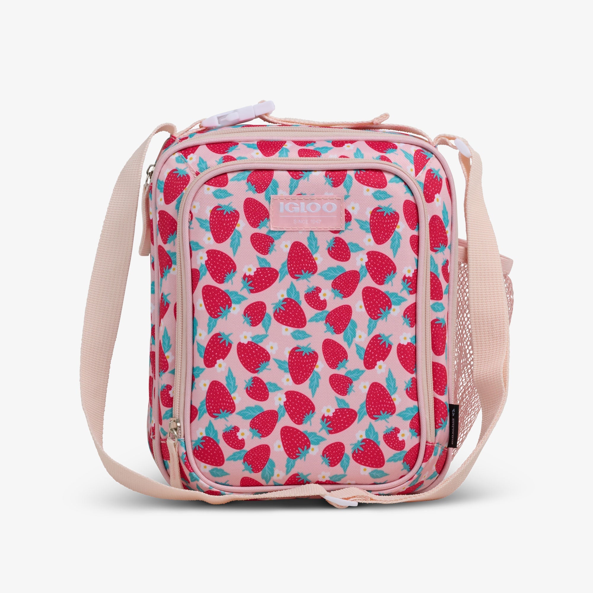 Kids Lunch Vertical Cooler + Bento Box L8 Strawberries