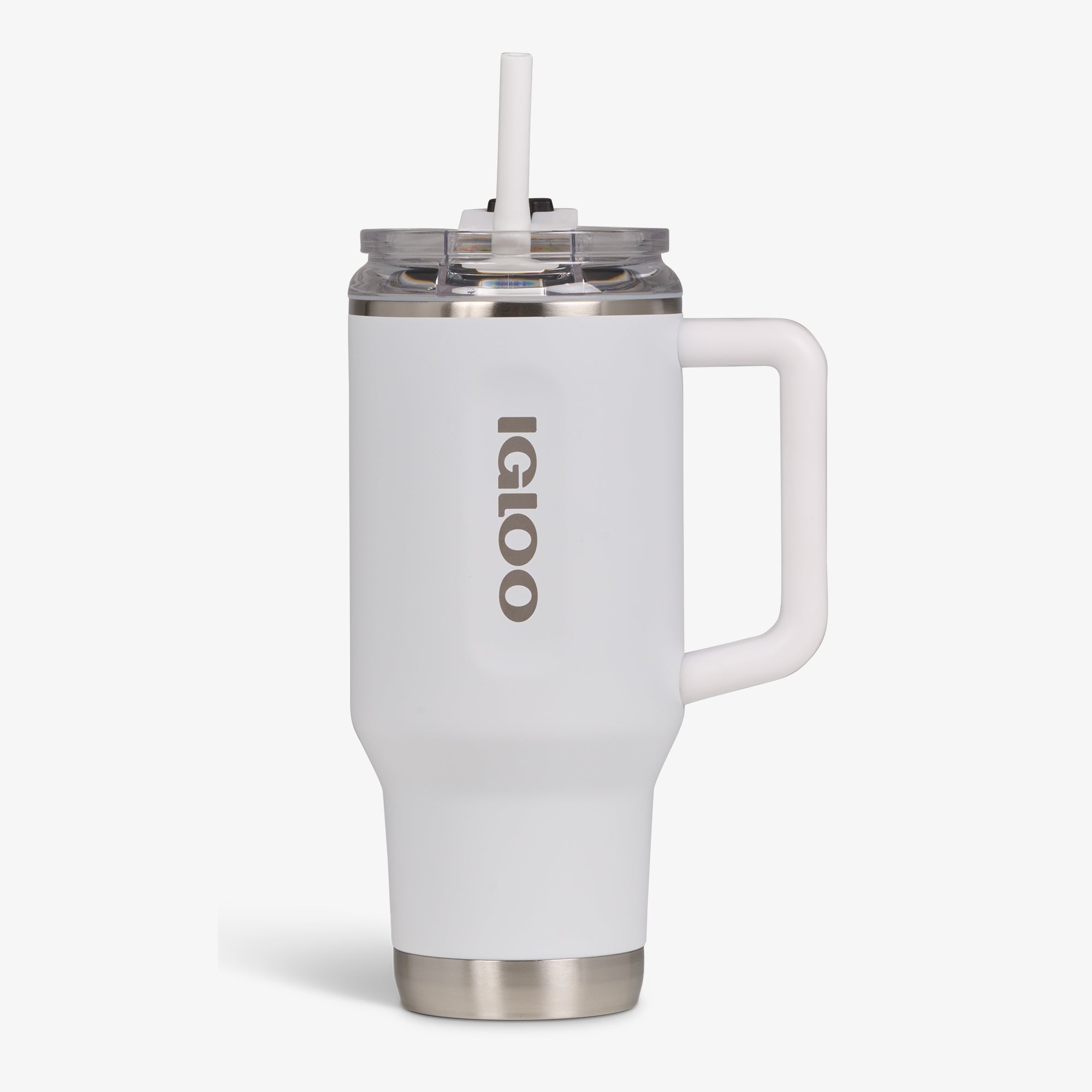 32 Oz Flip ‘n’ Sip Travel Mug N5 White