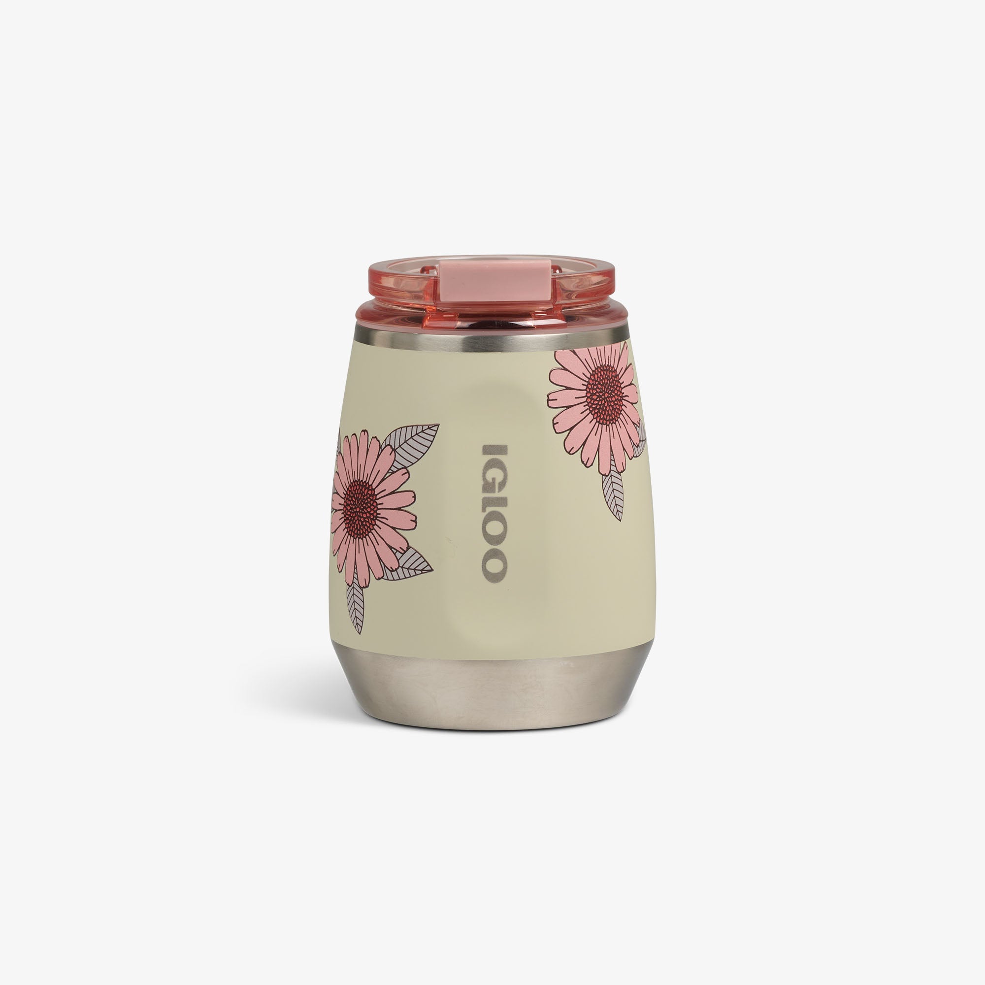Floral 10 Oz Wine Tumbler K7 Linen