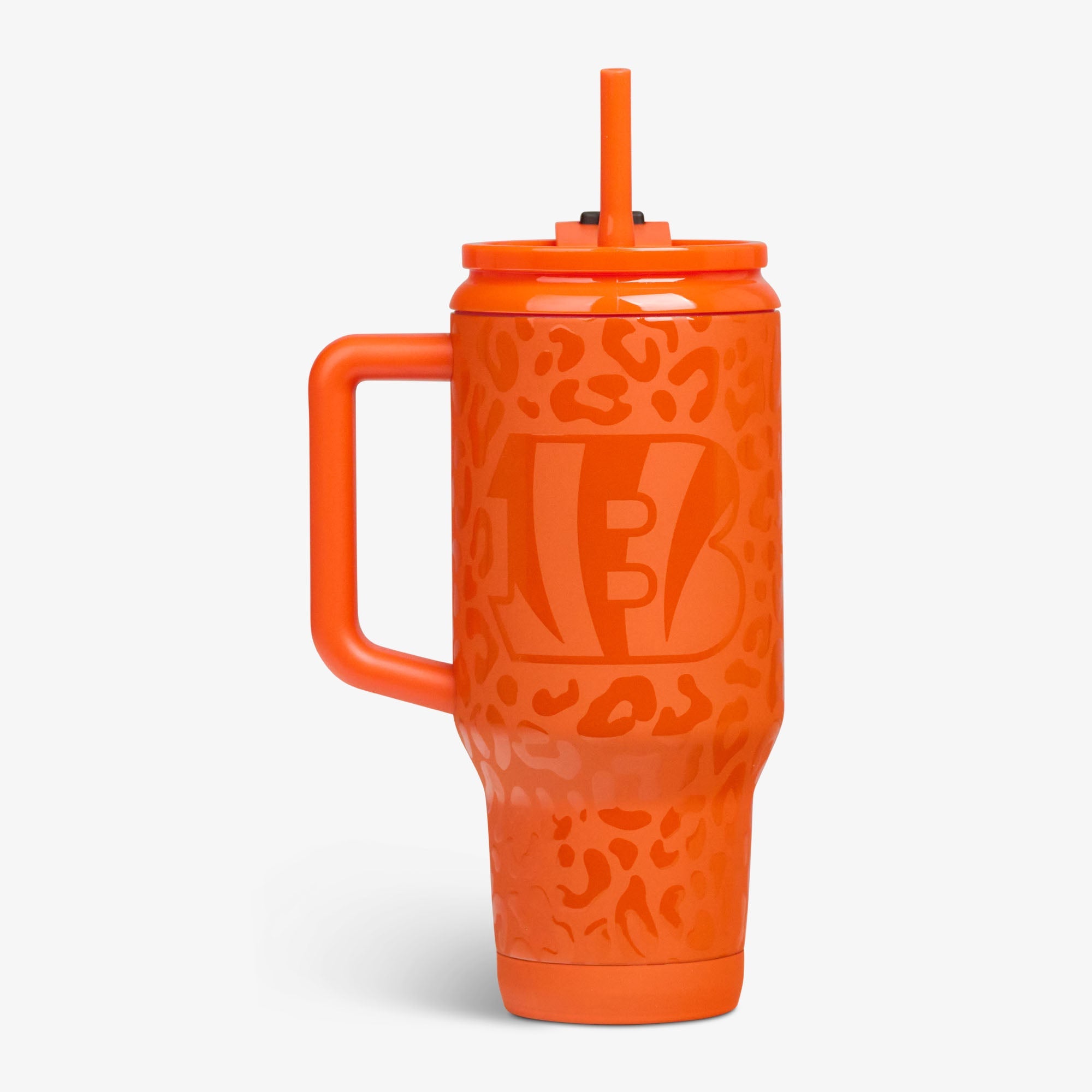 NFL 32 Oz Leopard Flip ‘n’ Sip Travel Mug X6 Bengals