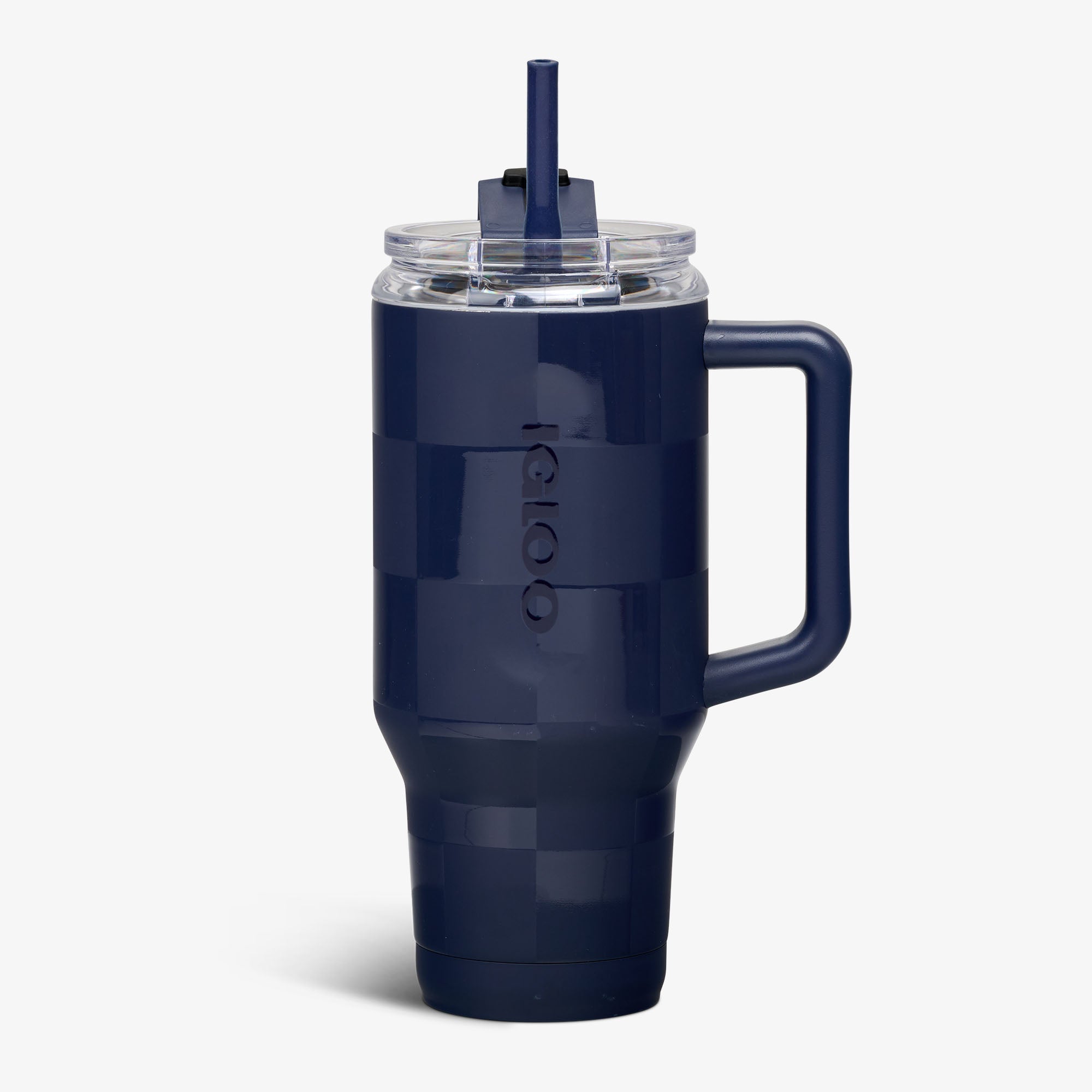 32 Oz Flip ‘n’ Sip Travel Mug N5 Navy Check