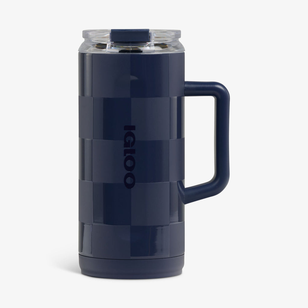 1L Beer Mug L0 Navy Check