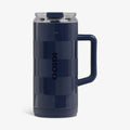 1L Beer Mug L0 Navy Check